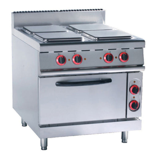 Electric 4 Hot-Plate Cooker (Square Plate) With Electric Oven (Classic 900 Series)
