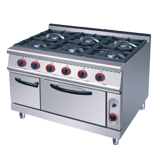 6 Burner Gas Range With Gas Oven (Classic 900 Series)