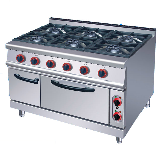 6 Burner Gas Range With Electric Oven (Classic 900 Series)