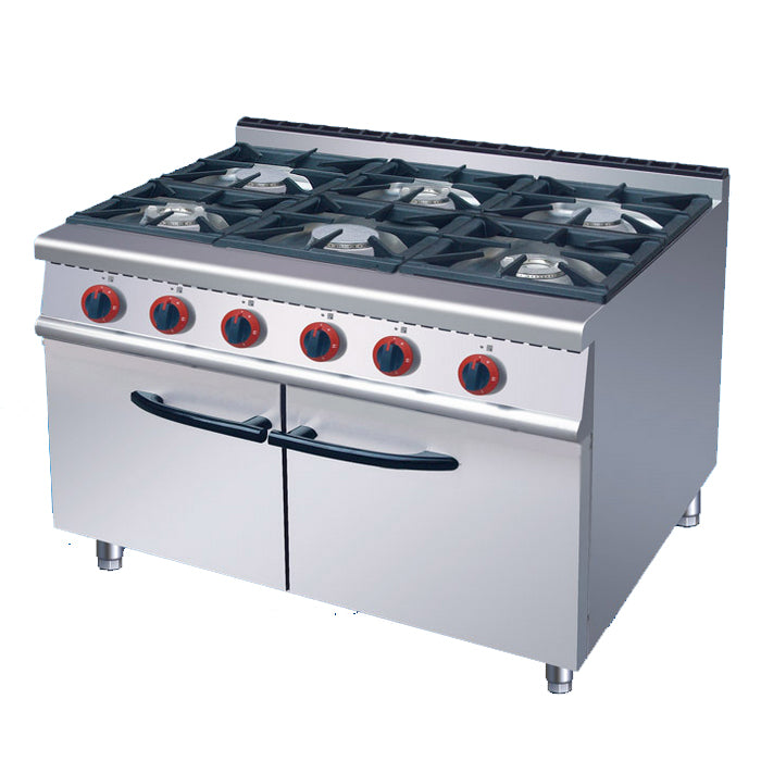 6 Burner Gas Range With Cabinet (Classic 900 Series)