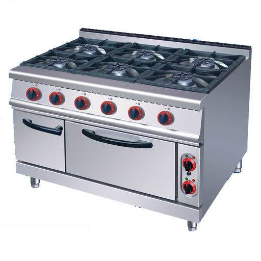 6 Burner Gas Range With Electric Oven (Classic 700 Series)