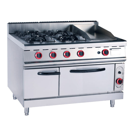 4 Burner Gas Range With Griddle & Electric Oven (Classic 700 Series)