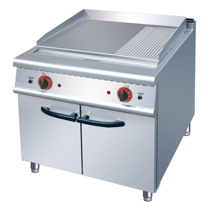 1/3 Grooved & 2/3 Flat Gas Griddle With Cabinet (Classic 900 Series)