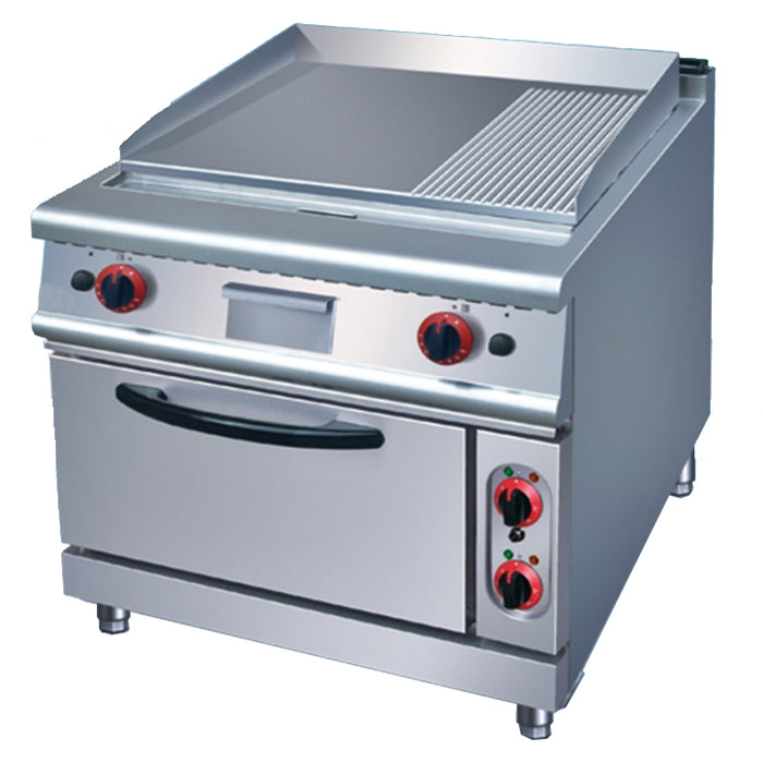 1/3 Grooved & 2/3 Flat Electric Griddle With Electric Oven (Classic 900 Series)
