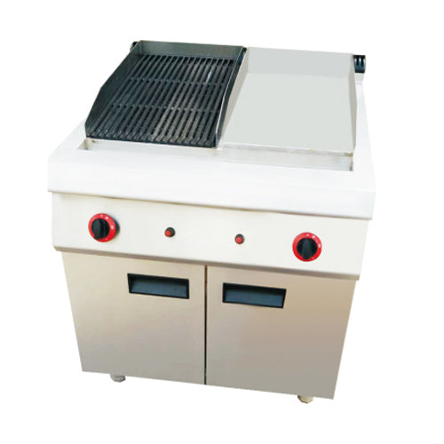 Gas 1/2 Griddle & 1/2 Grill With Cabinet (Classic 900 Series)