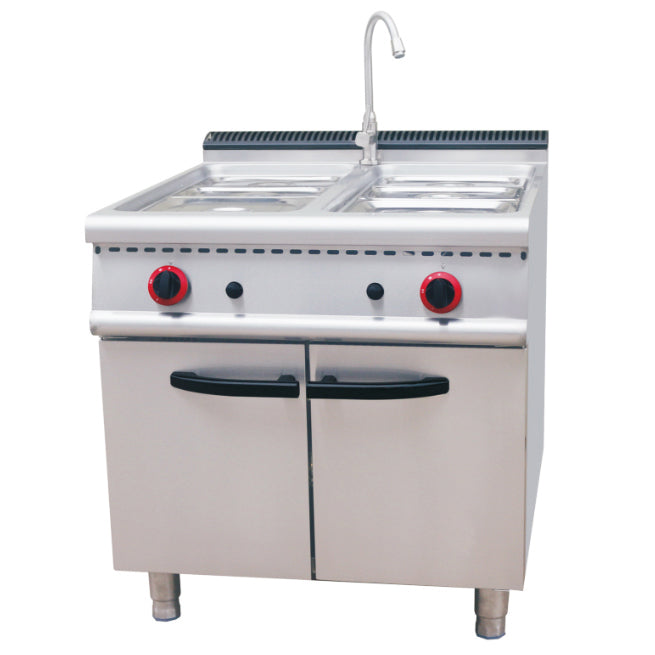 Gas Bain Marie With Cabinet (Classic 900 Series)