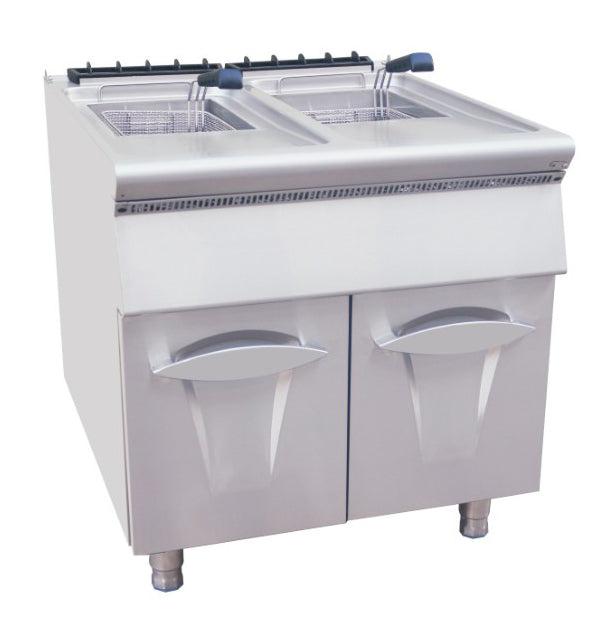 Gas 2 Tank Fryer With Cabinet (Luxury 900 Series)