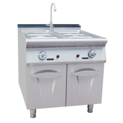 Gas Bain Marie With Cabinet (Luxury 900 Series)