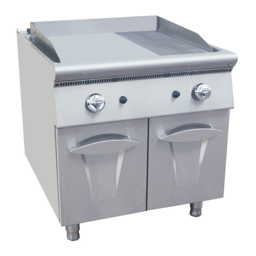 1/3 Grooved & 2/3 Flat Electric Griddle With Cabinet (Luxury 700 Series)