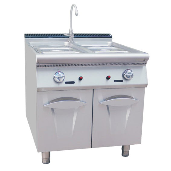 Gas Bain Marie With Cabinet (Luxury 700 Series)