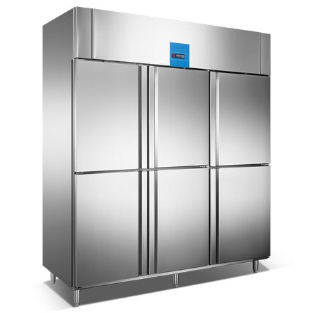 Bolton Tools Double Solid Door Stainless Steel Reach-In Commercial Freezer 43 Cu.Ft. /1220 Liter Freezer ETL Doe Certification