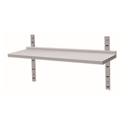 Stainless Steel Single Adjustable Wall Shelf