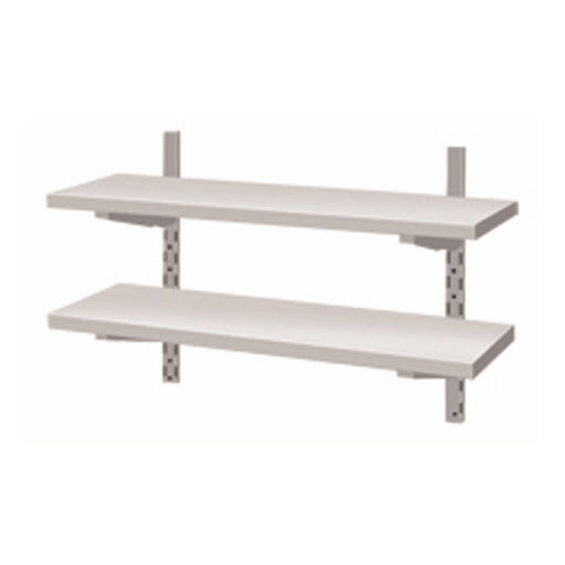 Stainless Steel Double Adjustable Wall Shelf
