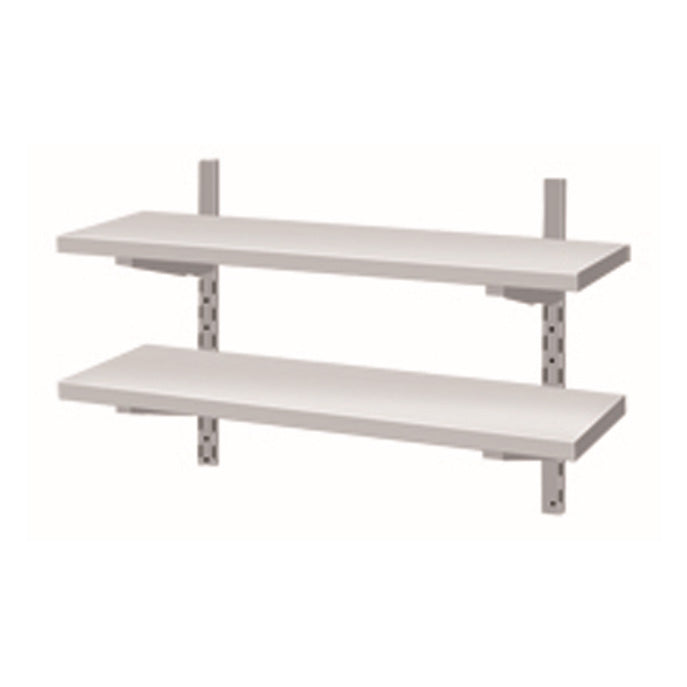 Stainless Steel Double Adjustable Wall Shelf