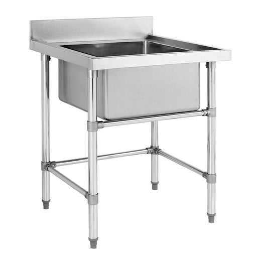 Stainless Steel 1-Bowl Sink With Backsplash