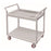 Stainless Steel Collection Trolley with Garbage Hole
