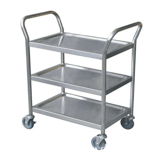 Stainless Steel 3-Tier Service Trolley