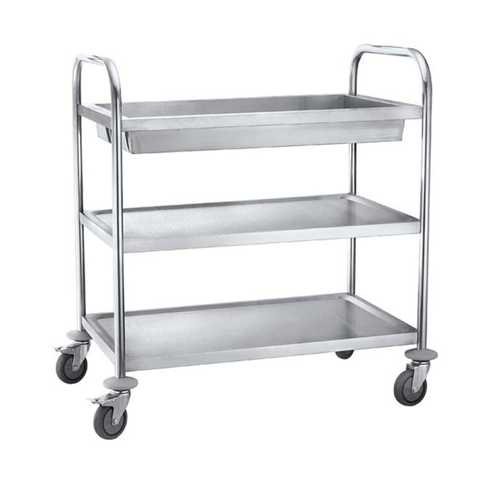 3-Tier Round Tube Clearing Trolley
