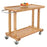 2-Tier Solid Wood Service Trolley (knocked down)