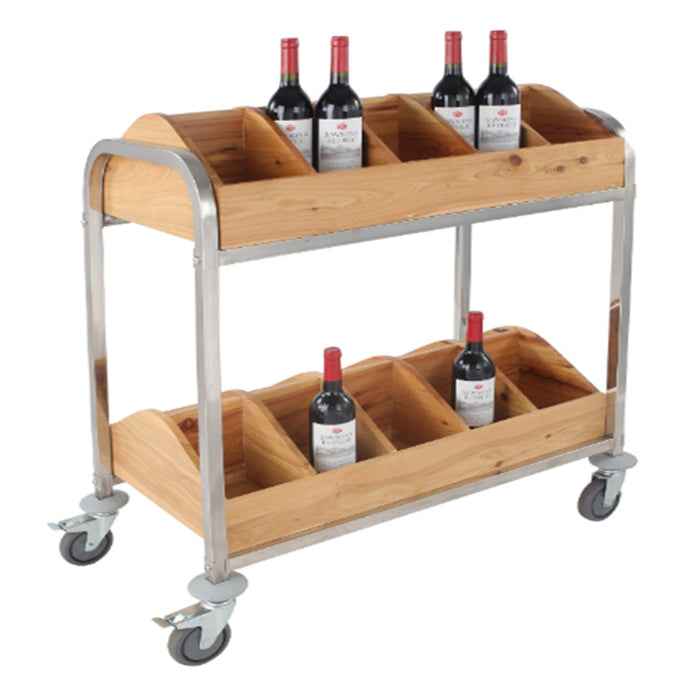 2-Tier Dividing Red Wine Trolley (knocked down)