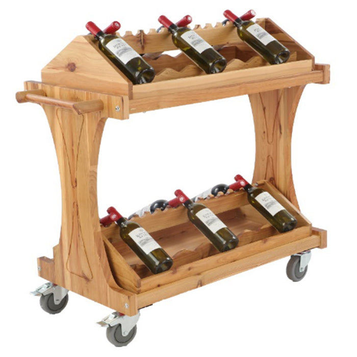 2-Tier Horizontal Red Wine Trolley (knocked down)