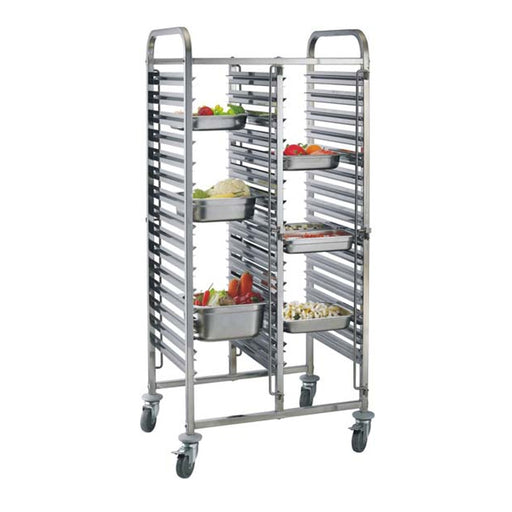 15-Tier Dual Row 1/1 GN Pan Trolley