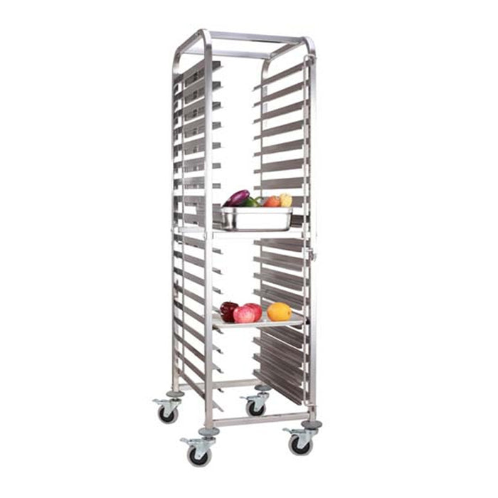 18 Tier Multifunctional Rack Trolley
for 40*60 Trays & 1/1 GN Pans