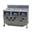 3 Tank and 6 Basket Gas Open Fryer with Oil Pump and LCD Panel (Digital Control)