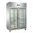 European Style Upright Freezer With Double Glass Door (Standard Ventilated Series)