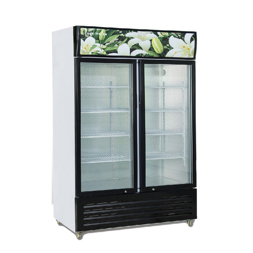 Merchandiser Refrigerator With Double Glass Door 688L