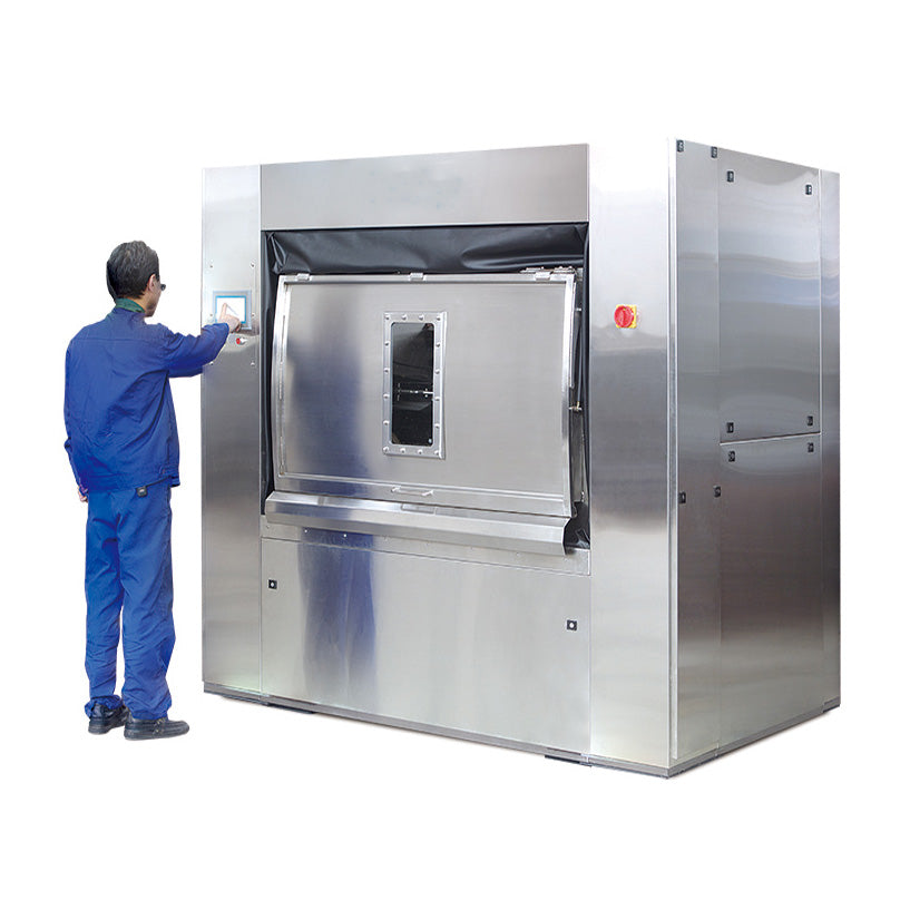 Fully Automatic Barrier Washer Extractor (Hospital Use) - 130KG  (Full S/S 304)